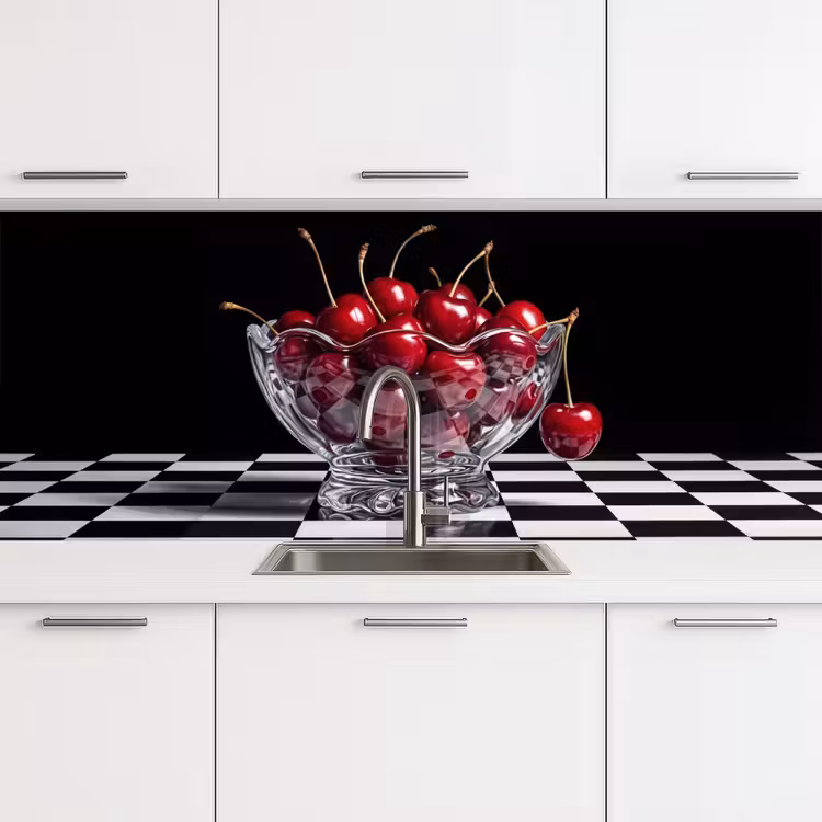 Keuken achterwand - Eten - Kersen - Rood - Eten - Kersen - Rood keuken achterwand 2 middel