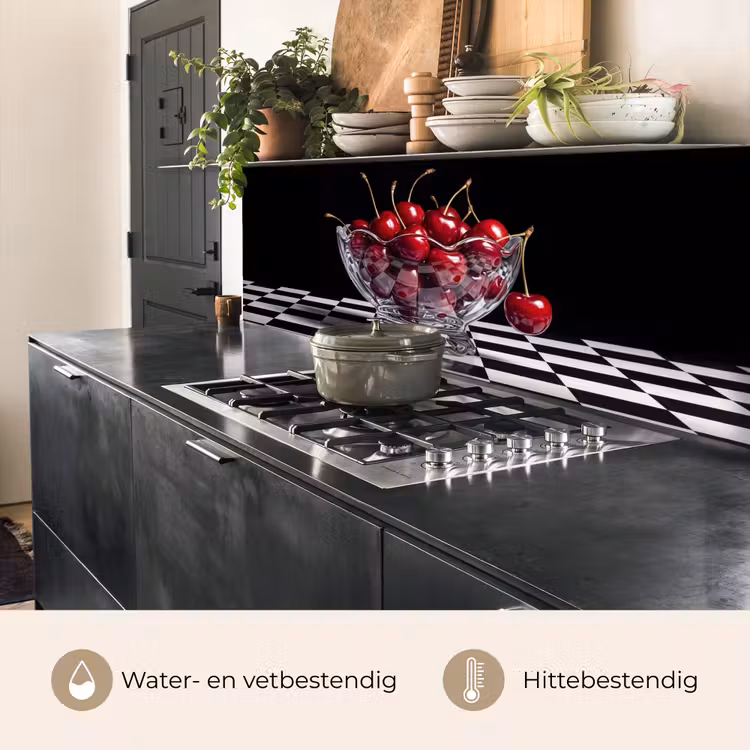 Keuken achterwand - Eten - Kersen - Rood - Eten - Kersen - Rood keuken achterwand 2 middel