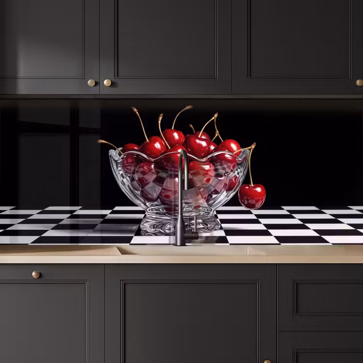 Keuken achterwand - Eten - Kersen - Rood - Eten - Kersen - Rood keuken achterwand 2 middel