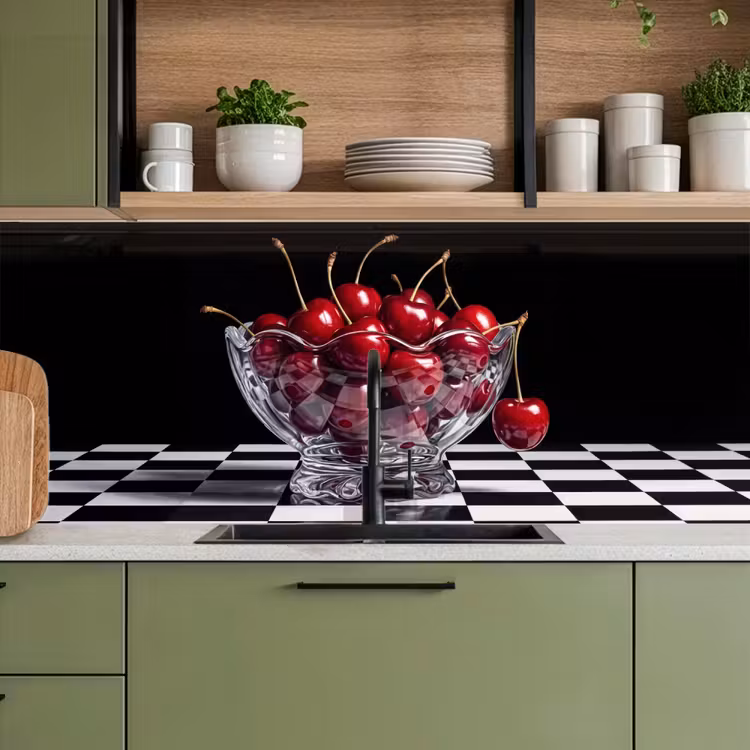 Keuken achterwand - Eten - Kersen - Rood - Eten - Kersen - Rood keuken achterwand 2 middel