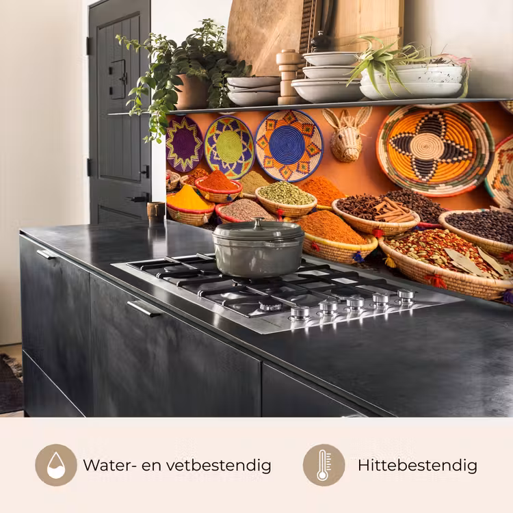 Keuken achterwand - Eten - Kleurrijk - Cultuur - Eten - Kleurrijk - Cultuur keuken achterwand 2 middel