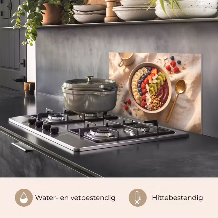 Eten - Ontbijtkom - Fruit - Gezond - Kleurrijk keuken achterwand spatscherm klein -usp_NL