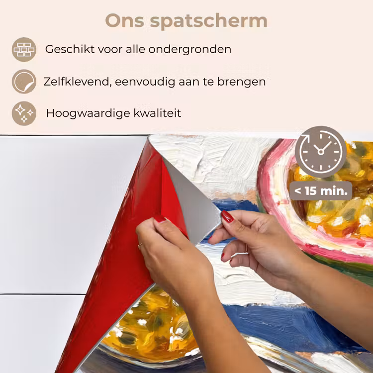 Eten - Passievrucht - Tropisch - Modern - Kleurrijk keuken achterwand spatscherm klein -spatscherm_NL