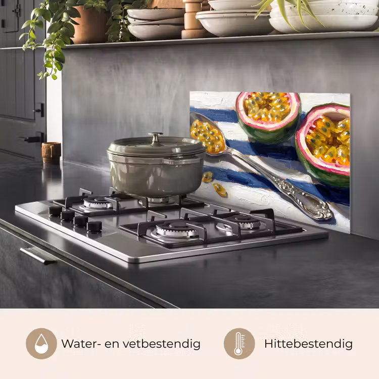 Eten - Passievrucht - Tropisch - Modern - Kleurrijk keuken achterwand spatscherm klein -usp_NL