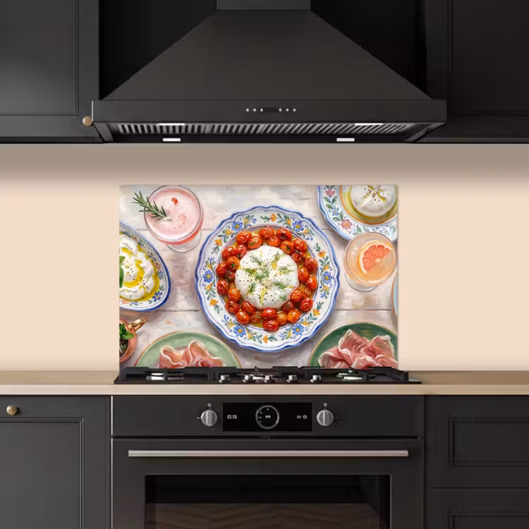 Eten - Tafel - Divers - Modern keuken achterwand spatscherm klein -sfeer1