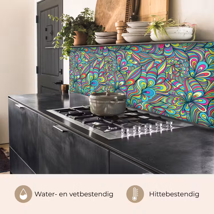 Fantasy - Design - Kleuren - Retro keuken achterwand 2 middel 871 -usp_NL