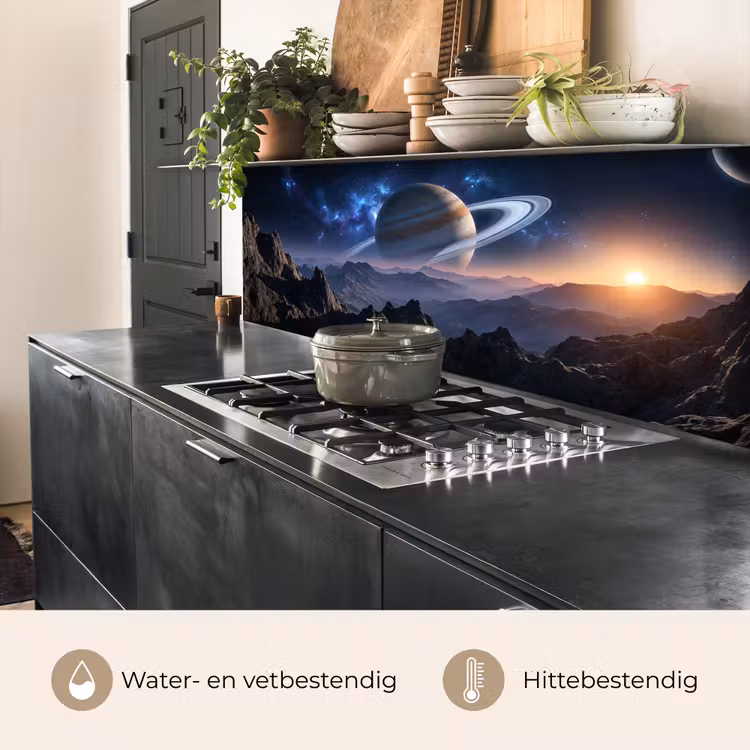 Fantasy - Kosmos - Landschap keuken achterwand 2 middel -usp_NL
