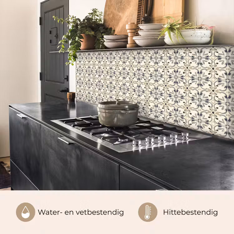 Floraal - Patroon - Kleurrijk keuken achterwand 2 middel 871 -usp_NL