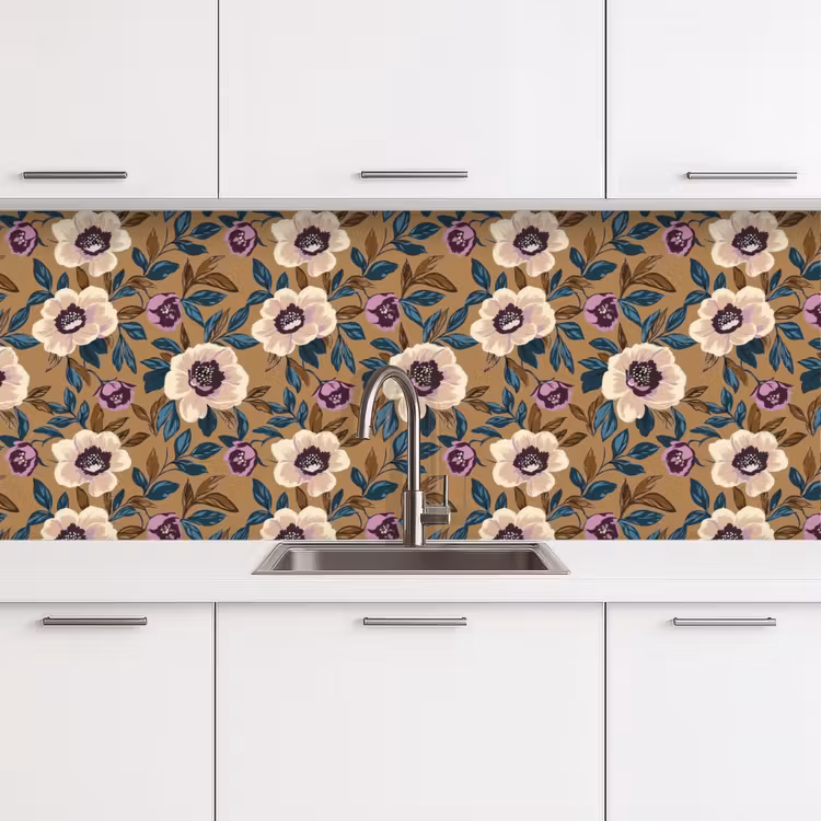 Floraal - Stilleven - Kleurrijk keuken achterwand 2 middel 871 -3d