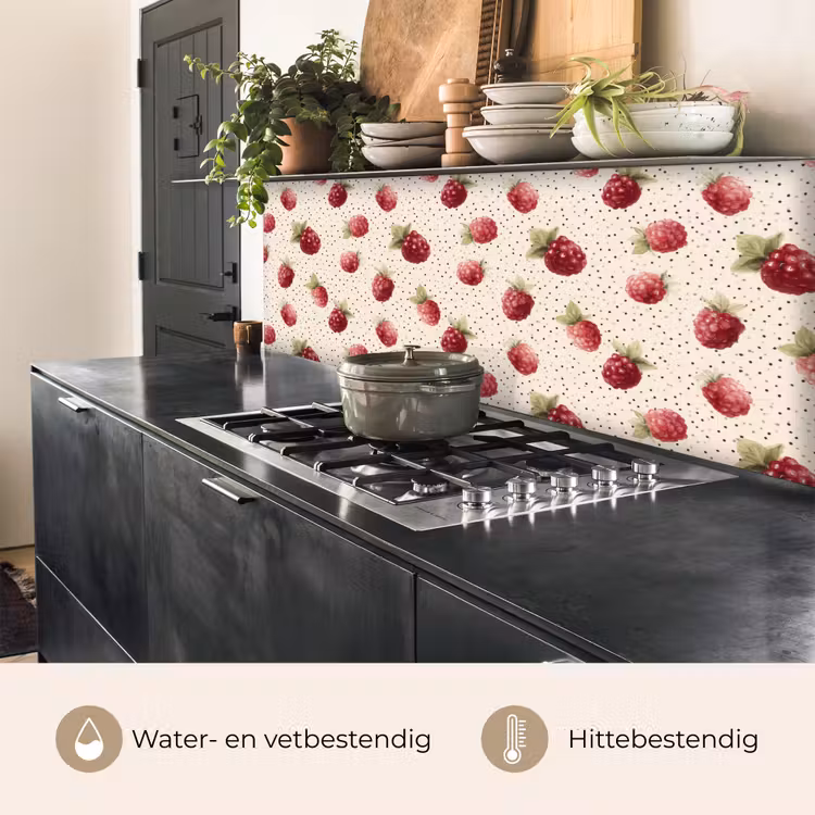 Framboos - Stippen - Rood keuken achterwand 2 middel 871 -usp_NL