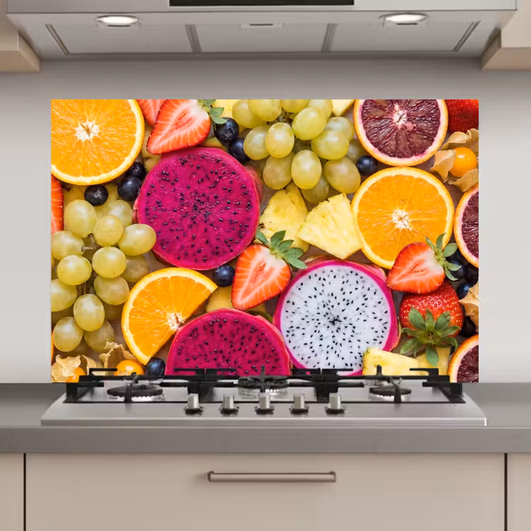 Fruit - Assortiment - Kleurrijk - Gezondheid keuken achterwand spatscherm klein -3d_website