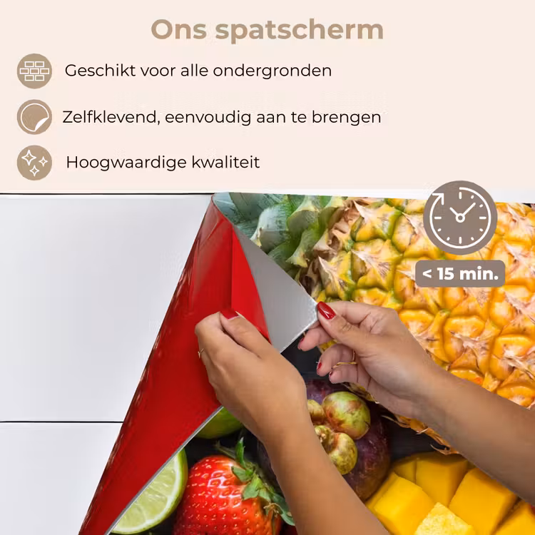 Fruit - Assortiment - Vers - Gezond - Kleurrijk keuken achterwand spatscherm klein -spatscherm_NL