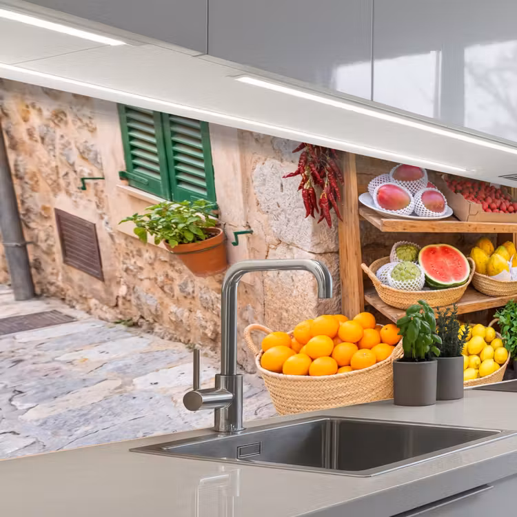 Keuken achterwand - Fruit - Markt - Vers - Fruit - Markt - Vers keuken achterwand 2 middel