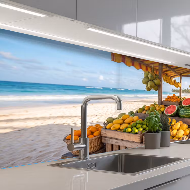 Keuken achterwand - Fruit - Strand - Tropisch - Fruit - Strand - Tropisch keuken achterwand 2 middel