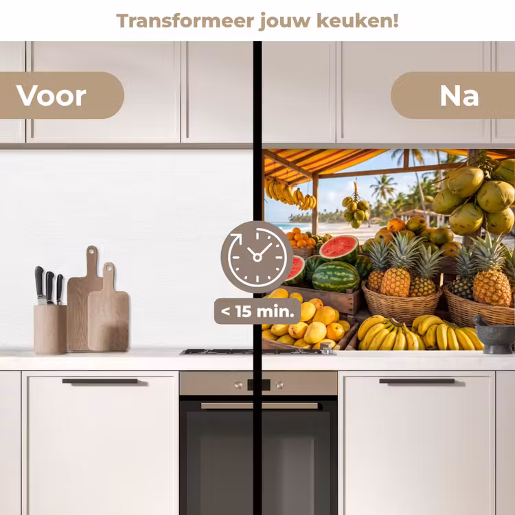 Keuken achterwand - Fruit - Strand - Tropisch - Fruit - Strand - Tropisch keuken achterwand 2 middel