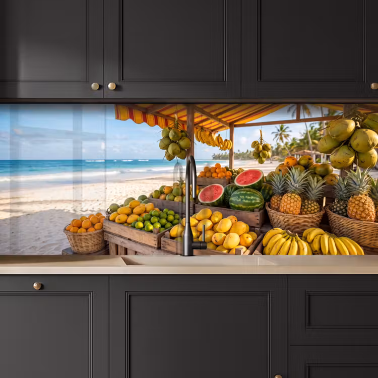 Keuken achterwand - Fruit - Strand - Tropisch - Fruit - Strand - Tropisch keuken achterwand 2 middel