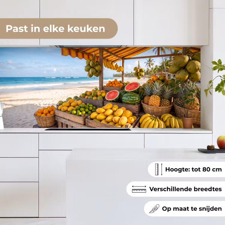 Keuken achterwand - Fruit - Strand - Tropisch - Fruit - Strand - Tropisch keuken achterwand 2 middel