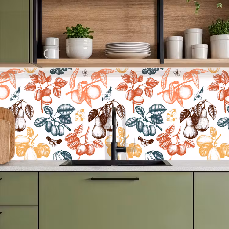 Fruit - Vintage - Boom - Design keuken achterwand 2 middel 871 -sfeer3