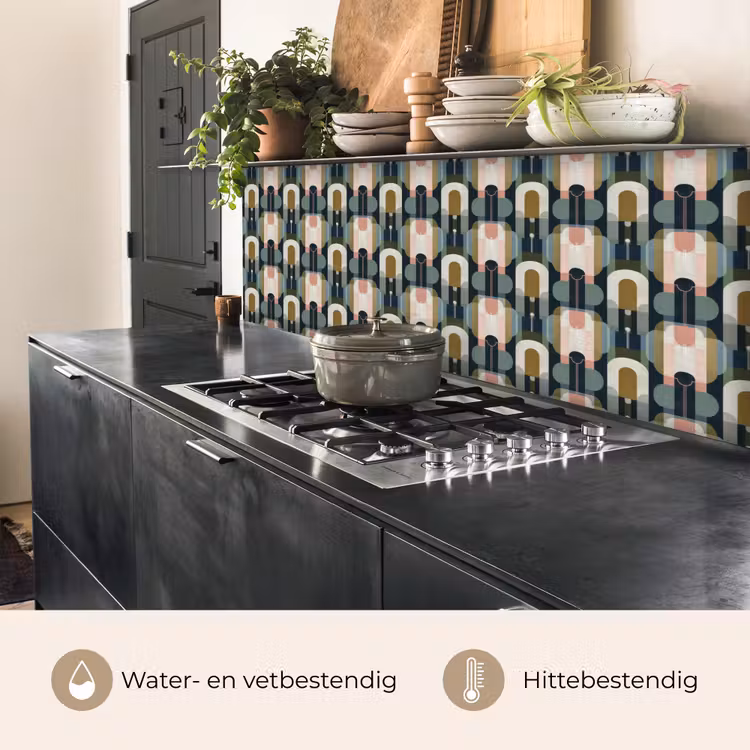 Geografisch - Modern - Kleurrijk keuken achterwand 2 middel 871 -usp_NL
