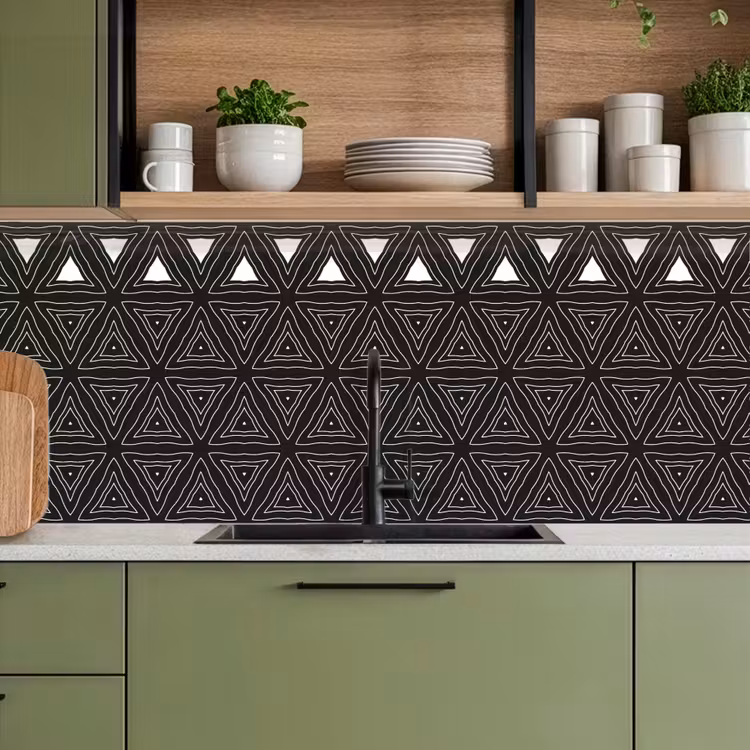 Geometrie - Design - Mozaïek keuken achterwand 2 middel 871 -sfeer3