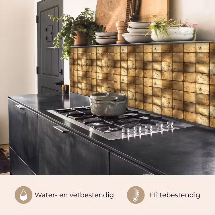 Geometrisch - Tegels - Goud keuken achterwand 2 middel 871 -usp_NL