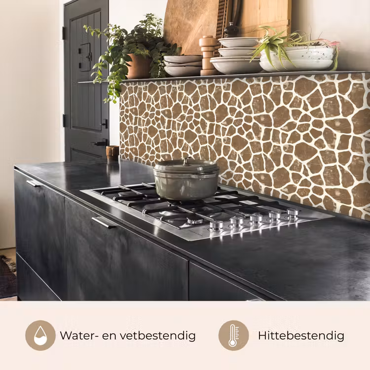 Giraf - Klassiek - Bruin keuken achterwand 2 middel 871 -usp_NL