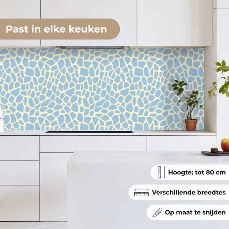 Giraf - Modern - Blauw keuken achterwand 2 middel 871 -sfeer4_NL