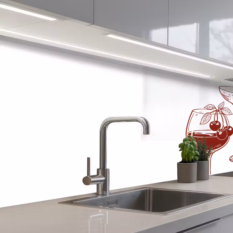 Glazen - Cocktails - Rood keuken achterwand 2 middel -3d_schuin