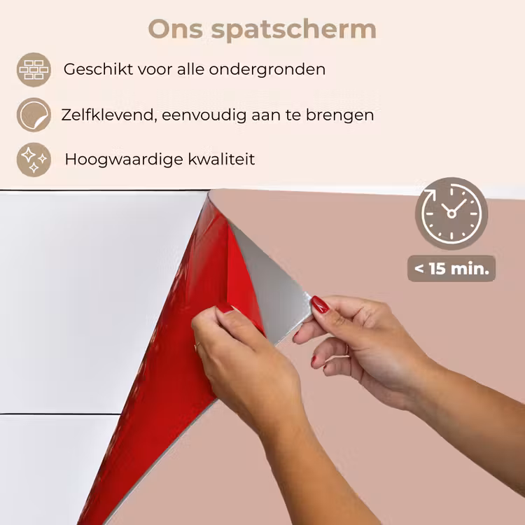 Gloed van de Ochtendstond keuken achterwand spatscherm klein -spatscherm_NL