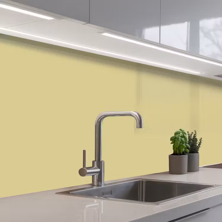 Golden - Clover - Geel keuken achterwand 2 middel 871 -3d_schuin