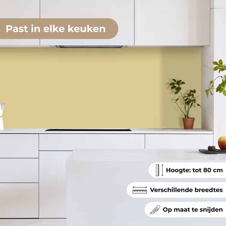 Golden - Clover - Geel keuken achterwand 2 middel 871 -sfeer4_NL