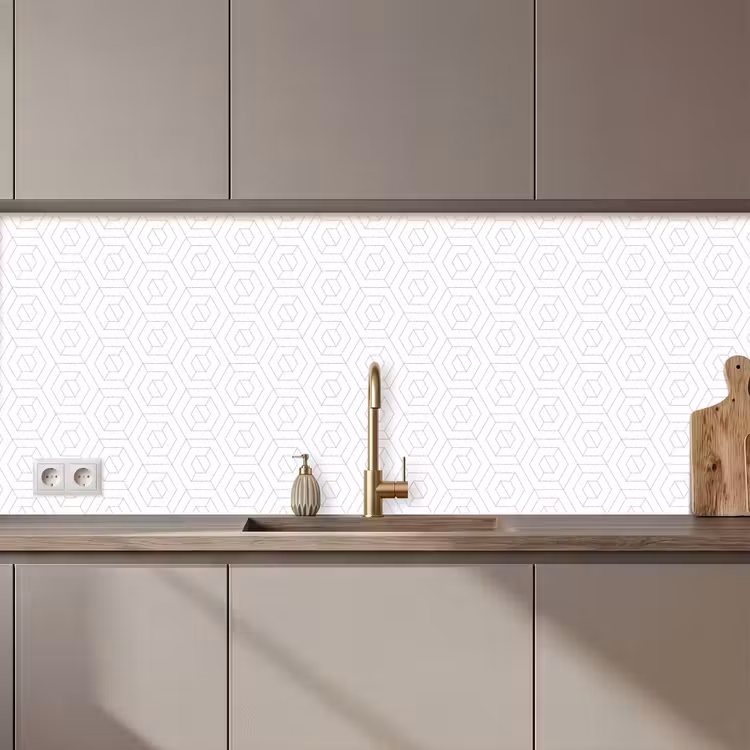 Grafisch - Patroon - Modern keuken achterwand 2 middel 871 zz_3dshopping