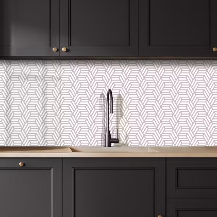 Grafisch - Patroon - Modern - Opvallend keuken achterwand 2 middel 871 -sfeer1