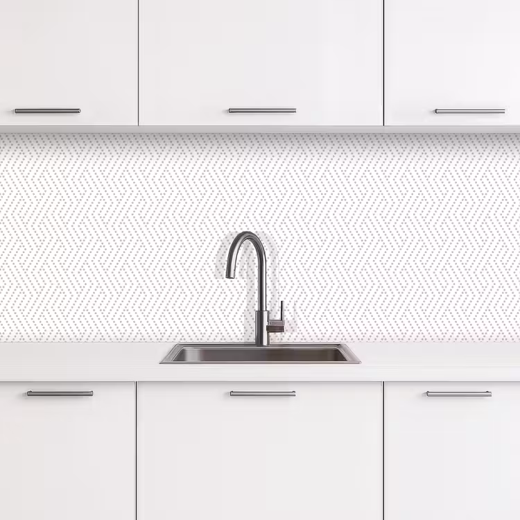 Grafisch - Patroon - Modern - Stippen keuken achterwand 2 middel 871 -3d