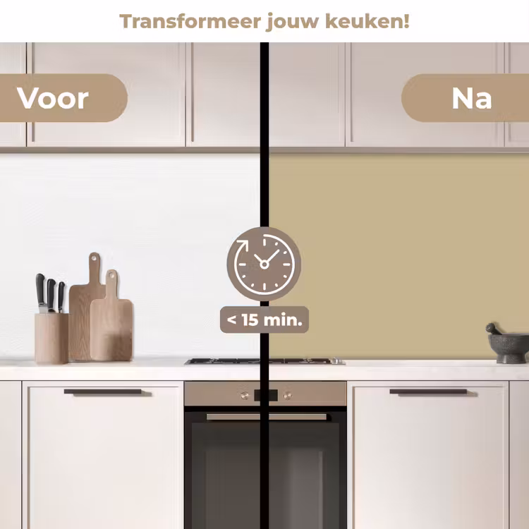 Greenhouse - Sage - Groen keuken achterwand 2 middel 871 -voor-na2_NL
