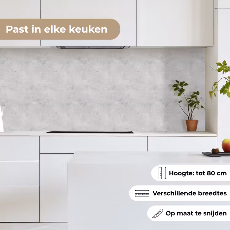 Grijs - Beton - Neutraal keuken achterwand 2 middel 871 -sfeer4_NL