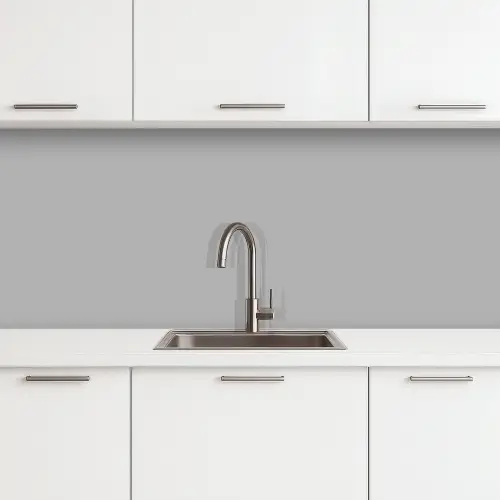 Grijs - Effen print keuken achterwand 2 middel 871 -3d