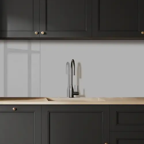 Grijs - Effen print keuken achterwand 2 middel 871 -sfeer1