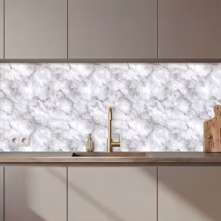 Grijs - Marmer - Klassiek - Aders keuken achterwand 2 middel 871 zz_3dshopping