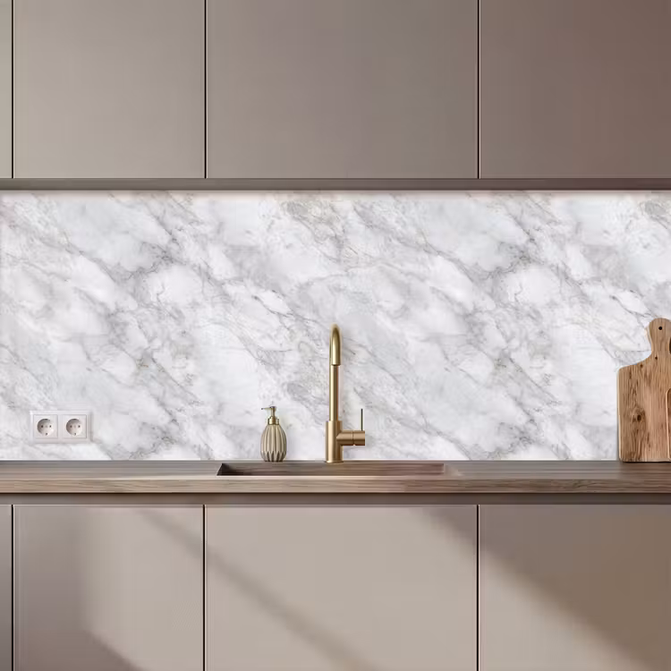 Grijs - Wit - Marmer keuken achterwand 2 middel 871 zz_3dshopping