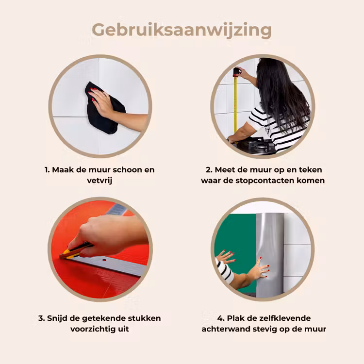 Groen - Bos - Kleuren keuken achterwand 2 middel 871 -gebruiksaanwijzing_NL