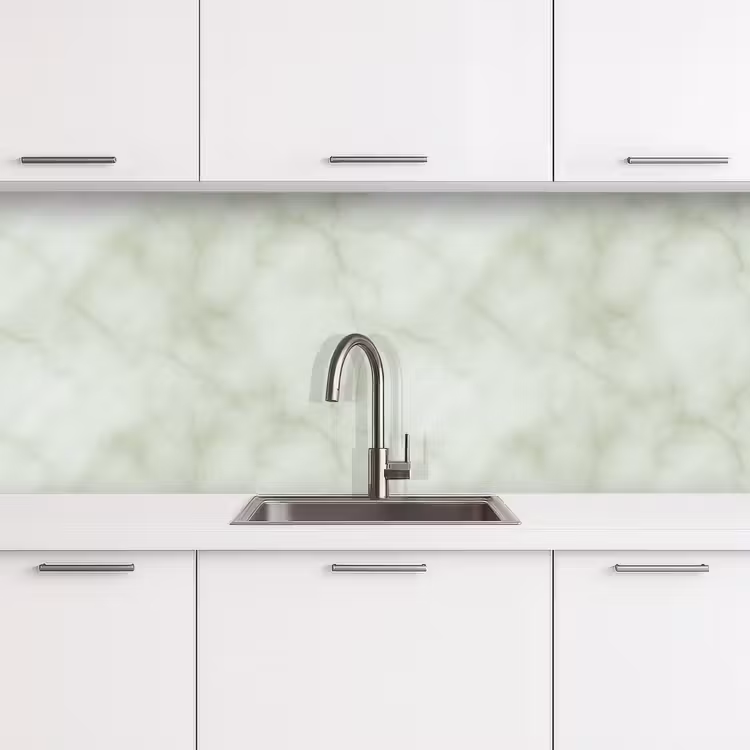 Groen - Marmer - Aders keuken achterwand 2 middel 871 -3d