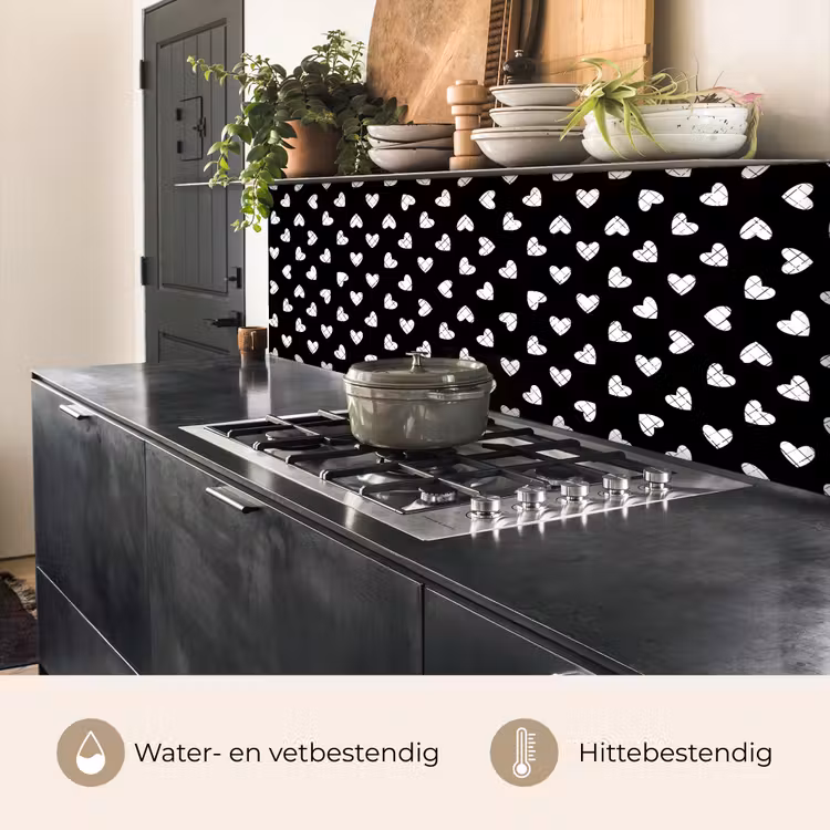 Hart - Design - Geometrie - Patroon keuken achterwand 2 middel 871 -usp_NL