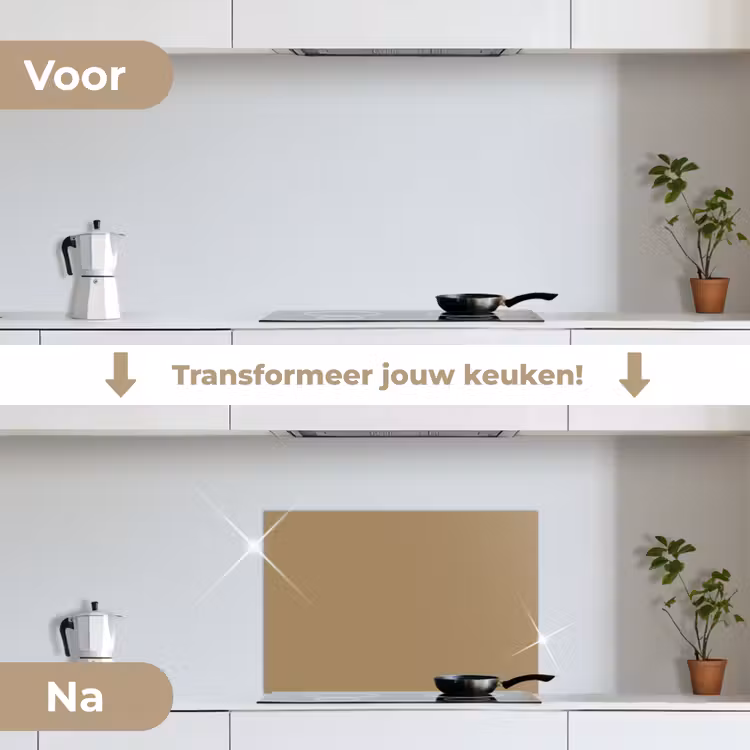 Herfst Symfonie keuken achterwand spatscherm klein -voor_na_NL