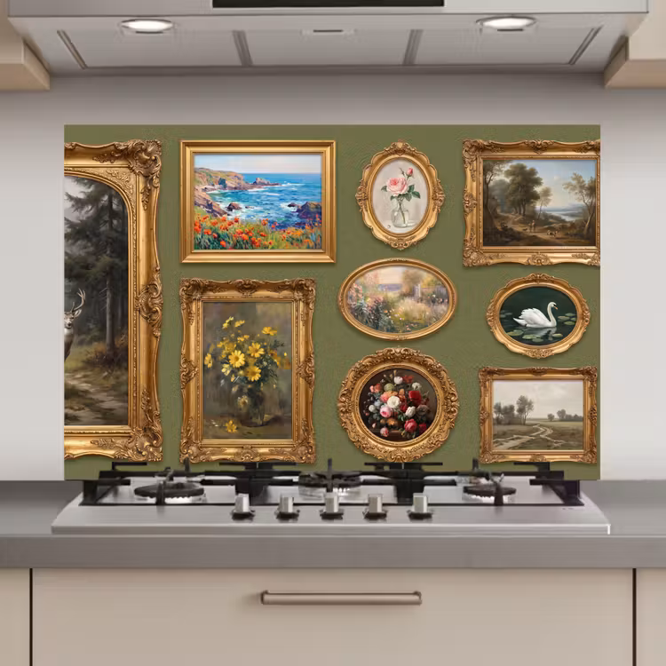 Hert - Bos - Natuur - Klassiek - Dieren keuken achterwand spatscherm klein -3d_website