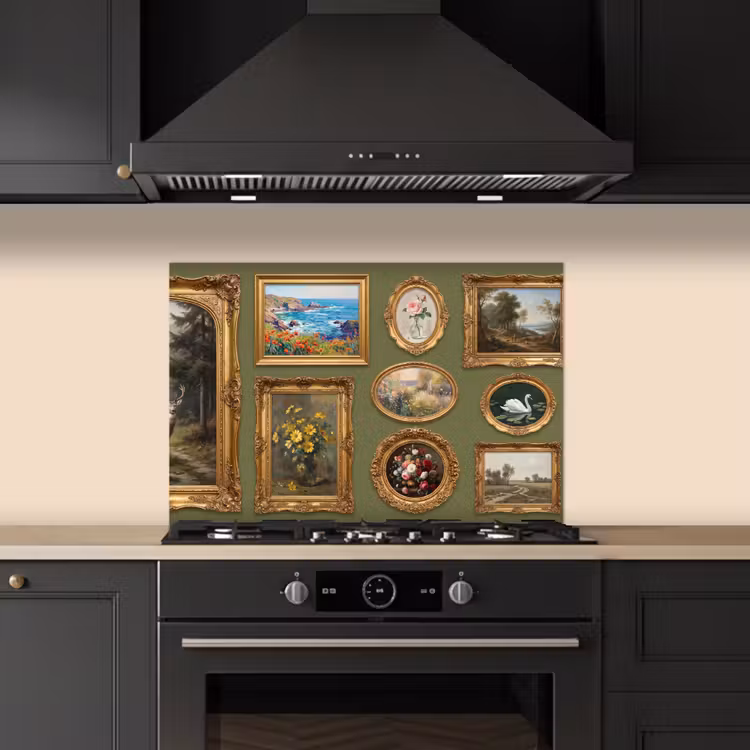 Hert - Bos - Natuur - Klassiek - Dieren keuken achterwand spatscherm klein -sfeer1