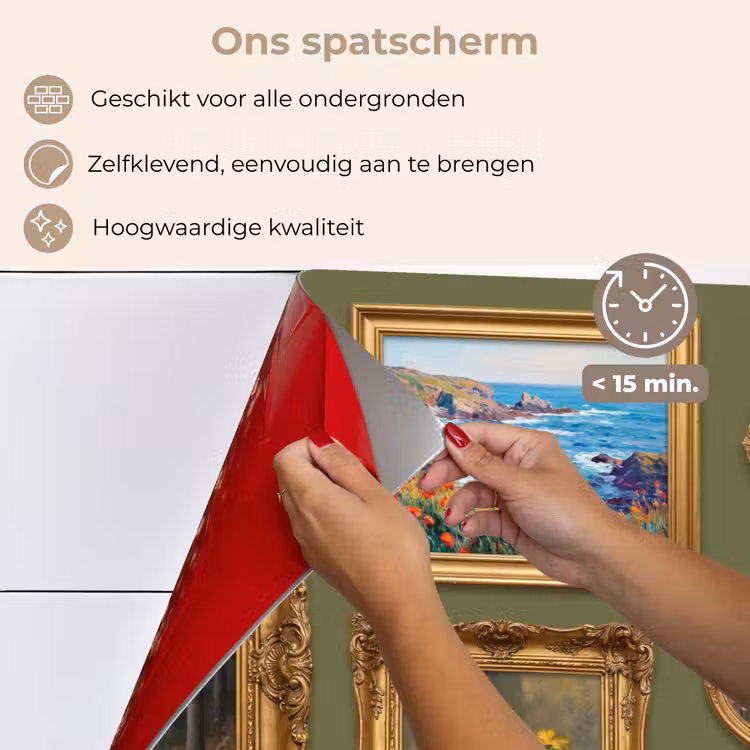 Hert - Bos - Natuur - Klassiek - Dieren keuken achterwand spatscherm klein -spatscherm_NL