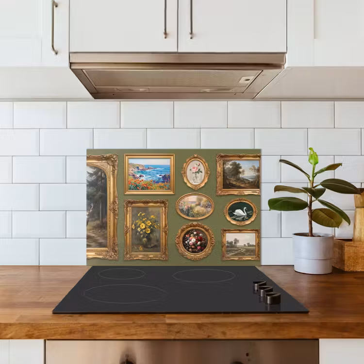 Hert - Bos - Natuur - Klassiek - Dieren keuken achterwand spatscherm klein -sfeer2