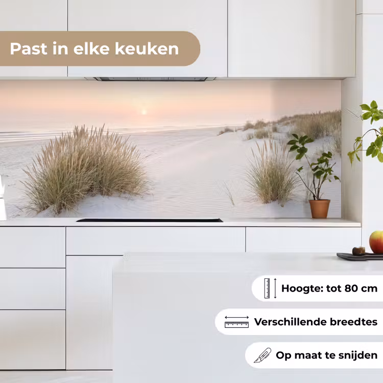 Horizon - Duinlandschap - Zand keuken achterwand 2 middel -sfeer4_NL