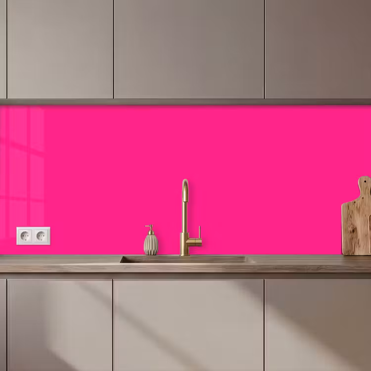 Hot - Fuchsia - Roze keuken achterwand 2 middel 871 zz_3dshopping